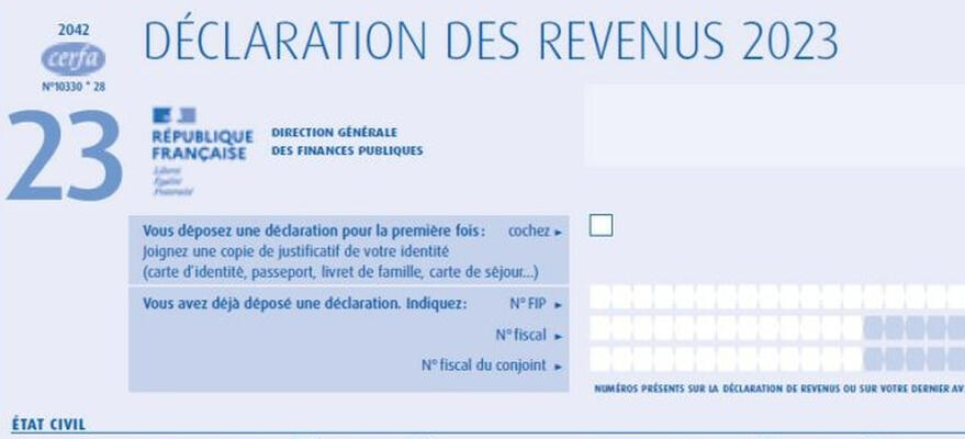 BUG déclaration impôts 2023 BIC BNC