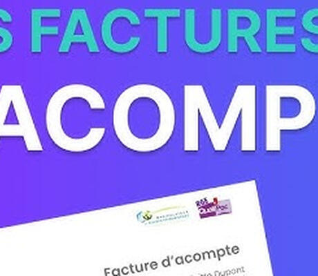 Obligation d'émettre une facture d'acompte
