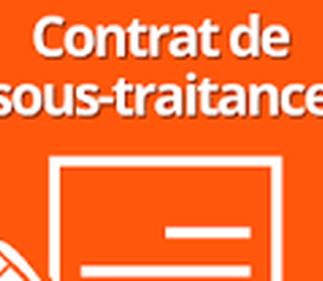 Attention à l'absence de contrat de sous-traitance