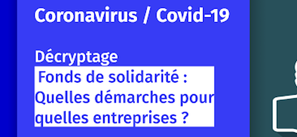 Fonds de solidarité au titre de janvier 2021