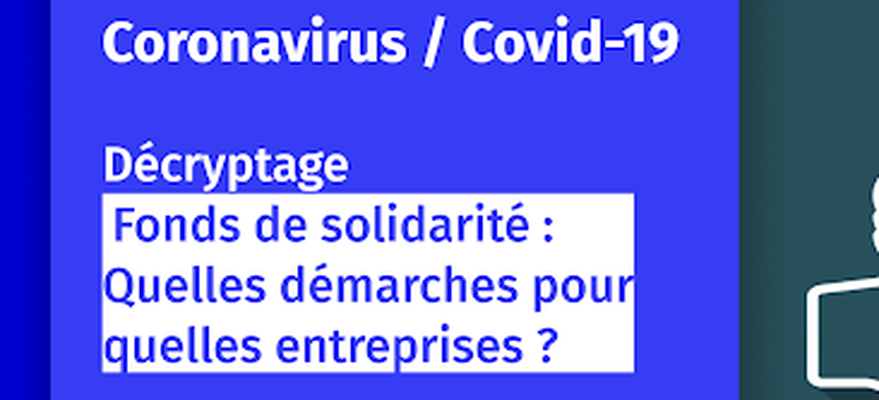 Fonds de solidarité au titre de janvier 2021